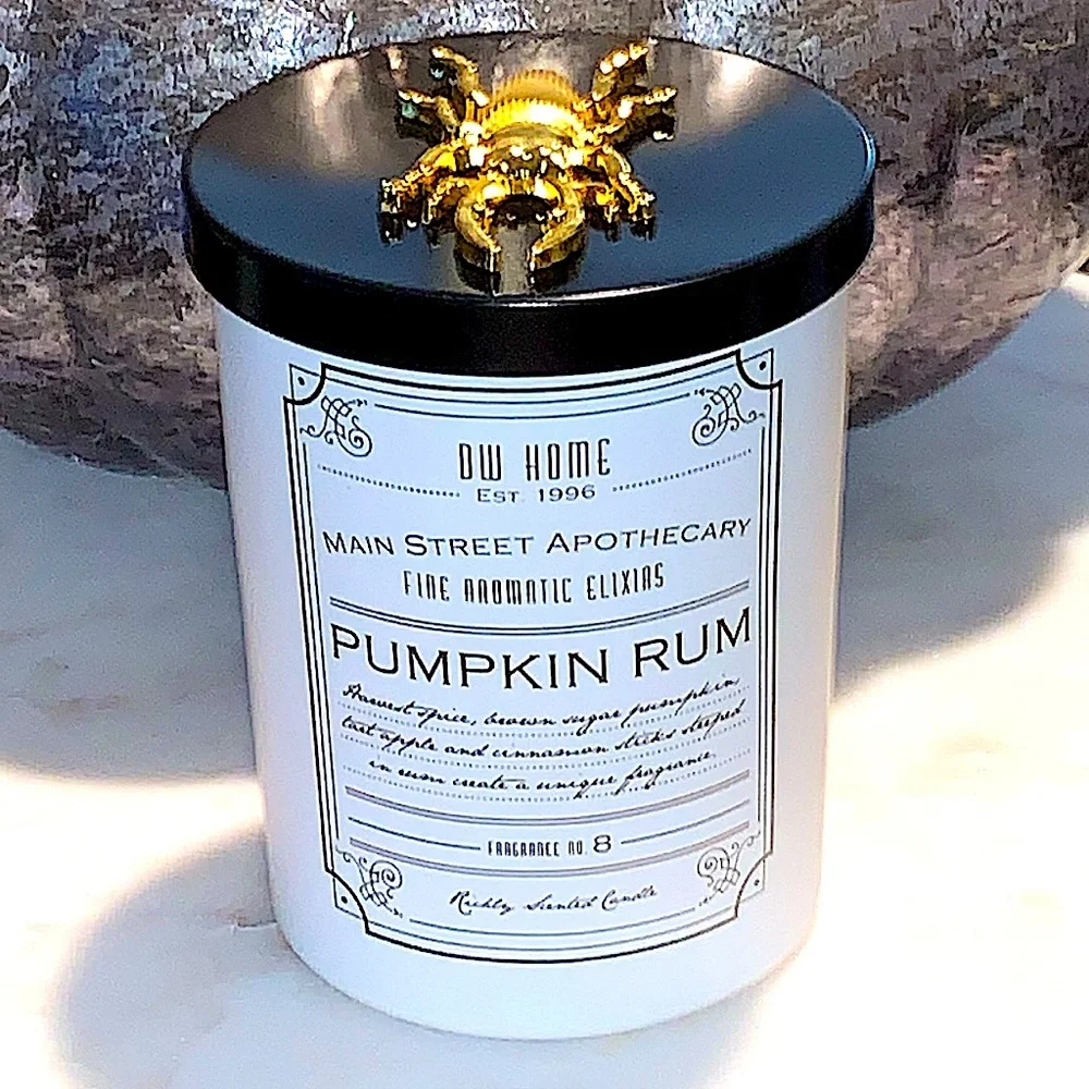 DW HOME CANDLE PUMPKIN RUM APOTHECARY 1 WICK 8.8 oz RICHLY SCENTED NEW - Picture 3 of 6